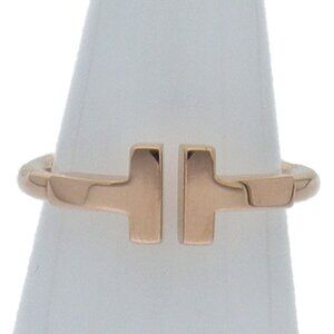 Tiffany & Co T Wire Ring 18K Pink Gold
